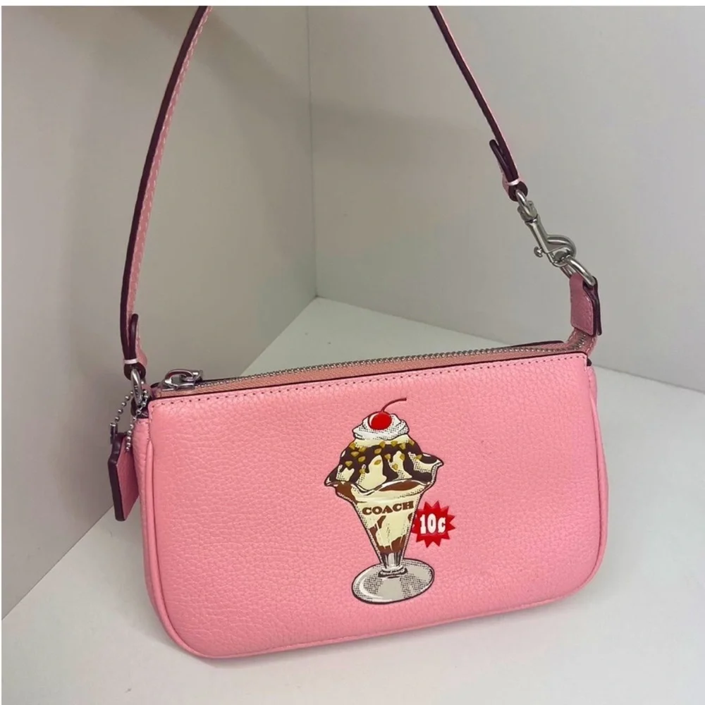 NWT Coach Nolita 19 with Sundae Print Shoulder Bag/ Wristlet - Picture 1 of 7